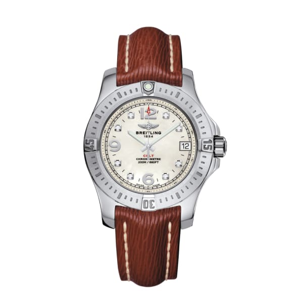 Breitling Ladies Colt 36, Stainless Steel, Pearl Diamond Dial, A74389111A1X1