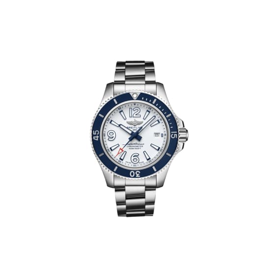 Breitling, Men’s Superocean Automatic 42, Stainless Steel, White dial Watch, Ref. # A17366D81A1A1