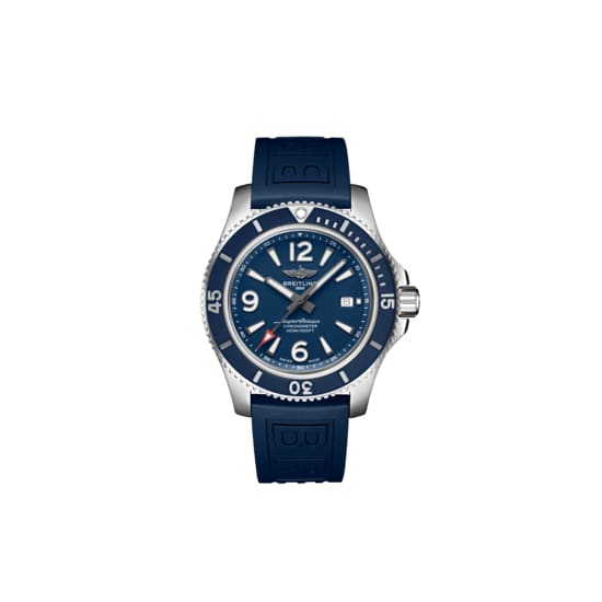 Breitling, Men’s Superocean Automatic 44, Stainless Steel, Blue matt dial Watch, Ref. # A17367D81C1S2