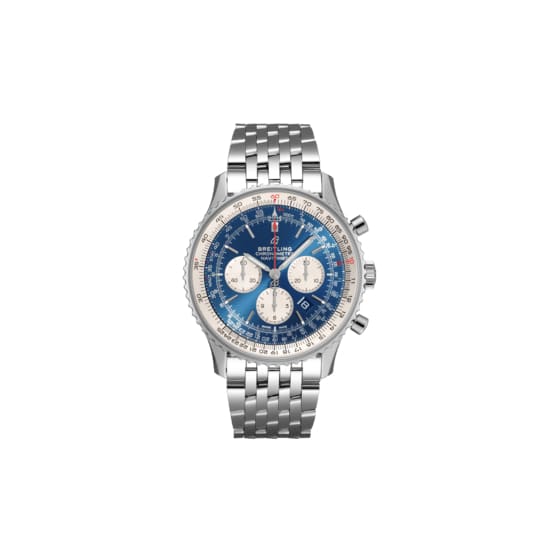Breitling Navitimer B01 Chronograph 46, Stainless Steel, Aurora blue dial, AB0127211C1A1