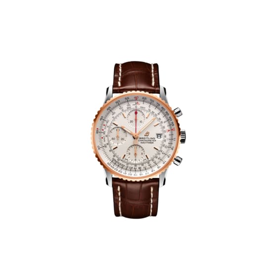 Breitling, Navitimer Chronograph 41, Stainless Steel and 18K Red Gold, Mercury Silver dial, 41mm Watch, Ref. # U13324211G1P2