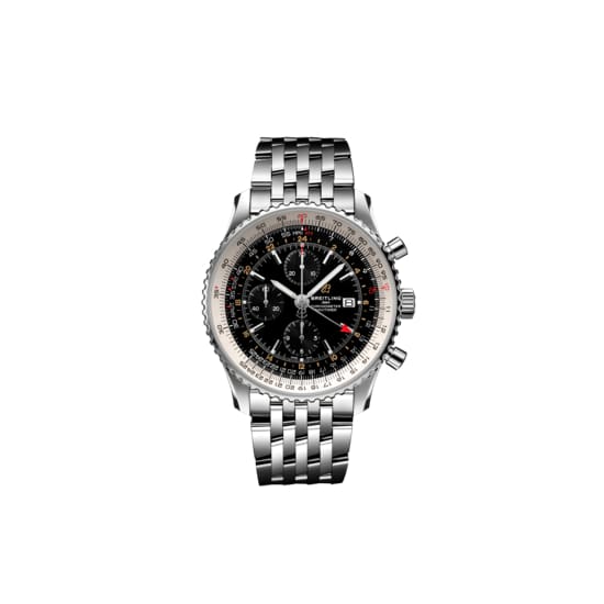 Breitling, Navitimer Chronograph GMT 46, Black dial Watch, Ref. # A24322121B1A1
