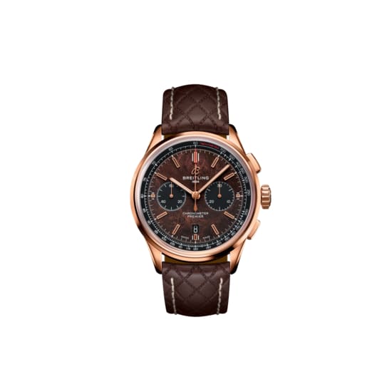 Breitling Premier B01 Chronograph 42 Bentley Centenary Limited Edition, 18k Red Gold, Brown dial, RB01181A1Q1X1