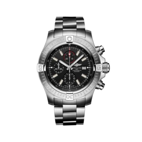 Breitling Super Avenger Chronograph 48, Stainless Steel, Black dial, A13375101B1A1