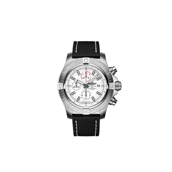 Breitling Super Avenger Chronograph 48 White dial A133751A1A1X1