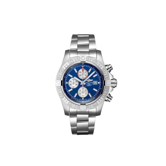 Breitling, Super Avenger II, 48mm, Stainless Steel, "Mariner Blue" dial Watch, Ref. # A13371111C1A1