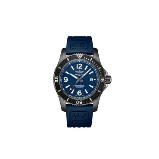 Breitling, Superocean Automatic 46 Black Steel, 46mm, Blue dial Watch, Ref. #  M17368D71C1S1