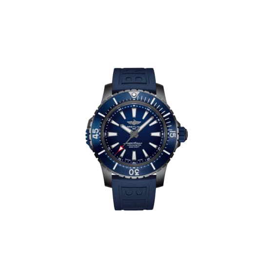 Breitling, Superocean Automatic 48, DLC-Coated Titanium, Blue dial Watch, Ref. # V17369161C1S1
