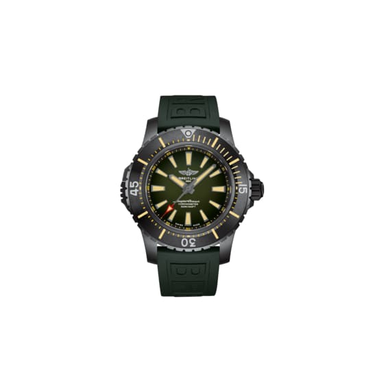 Breitling, Superocean Automatic 48, DLC-Coated Titanium, Green dial Watch, Ref. # V17369241L1S2