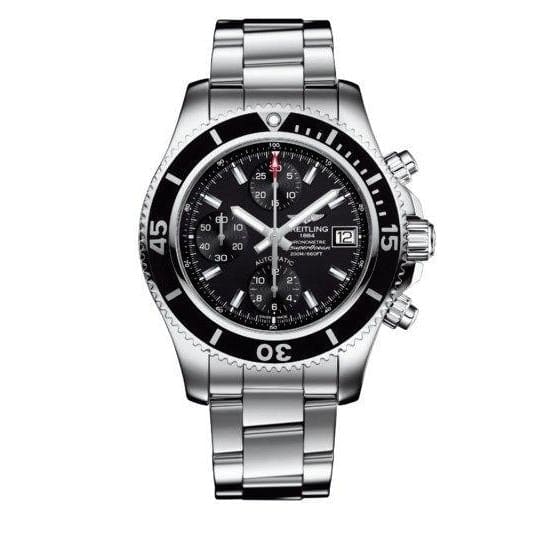 Breitling, Superocean Chronograph 42, Stainless Steel, Volcano Black dial Watch, Ref. # A13311C91B1A1