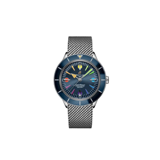 Breitling Superocean Heritage'57 Limited Edition II, Stainless Steel, Blue dial, A103702A1C1A1