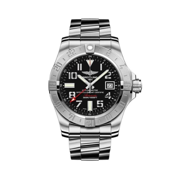 Breitling, Avenger II GMT Stainless Steel Bracelet Watch, Ref. # A3239011/BC34