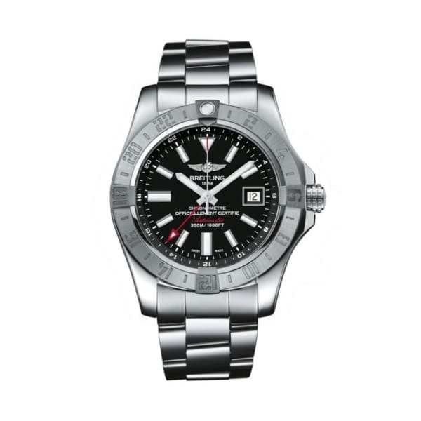 Breitling, Avenger II GMT Stainless Steel Bracelet Watch, Ref. # A3239011/BC35