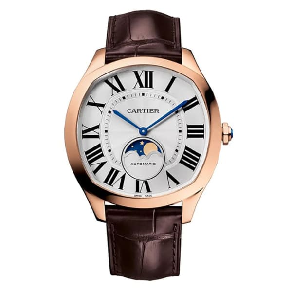 Cartier, Drive de Cartier, Moon Phases Watch 40 mm Rose Gold Watch, Ref. # WGNM0008