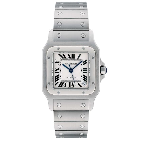 Cartier, Santos Galbee XL Steel Mens Watch, Ref. # W20098D6