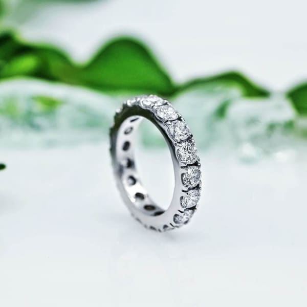 Charming Eternity band with 4.00ct of Round Diamonds ET-20275, Side