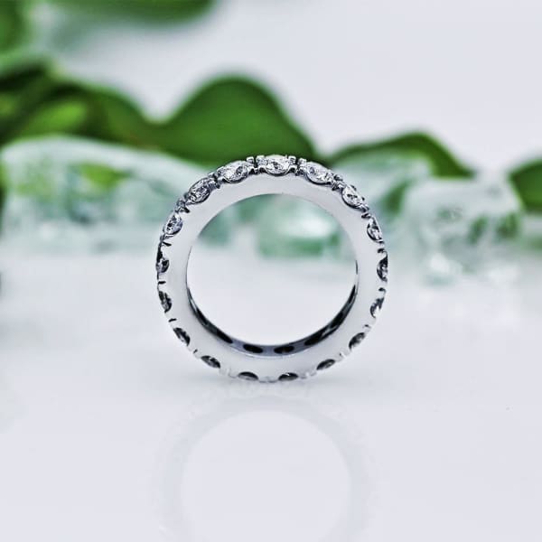 Charming Eternity band with 4.00ct of Round Diamonds ET-20275, Profile