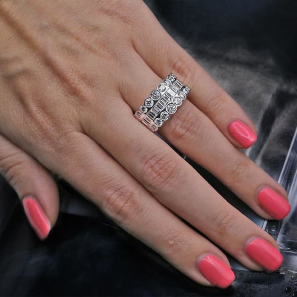 Charming Fashion Diamond Ring RN-18400, Ring on a finger