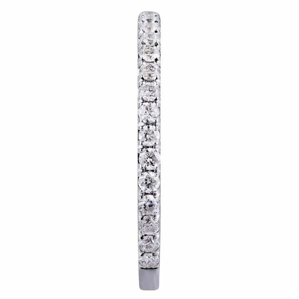Classic and delicate design 18K white gold with .35ct diamonds KR09287B150, Side edge