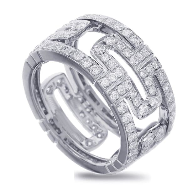 Cocktail ring with 1.81ct. of Total Diamond Weight ALR-13811, 18k White Gold