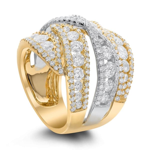 Cocktail ring with 3.80ct. of Total Diamond Weight ALR-14321_YG