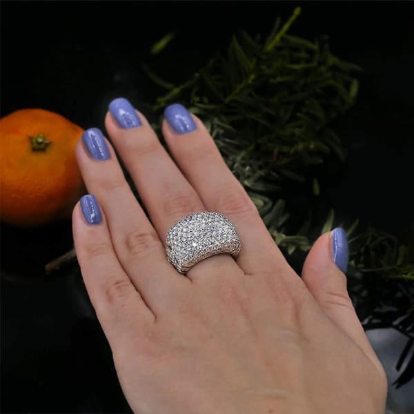 Cocktail Ring with 5.50 ct of Total Diamond Weight CR-21600,  Fashion decoration