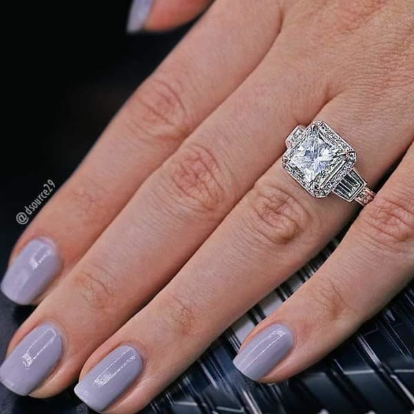 Diamond Engagement ring with 6.45 ct of Total Diamond Weight ENG-100001