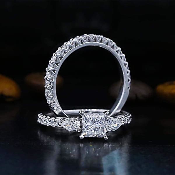 Engagement bridal set with 1.85 ct of Total Diamond Weight Eng-13003