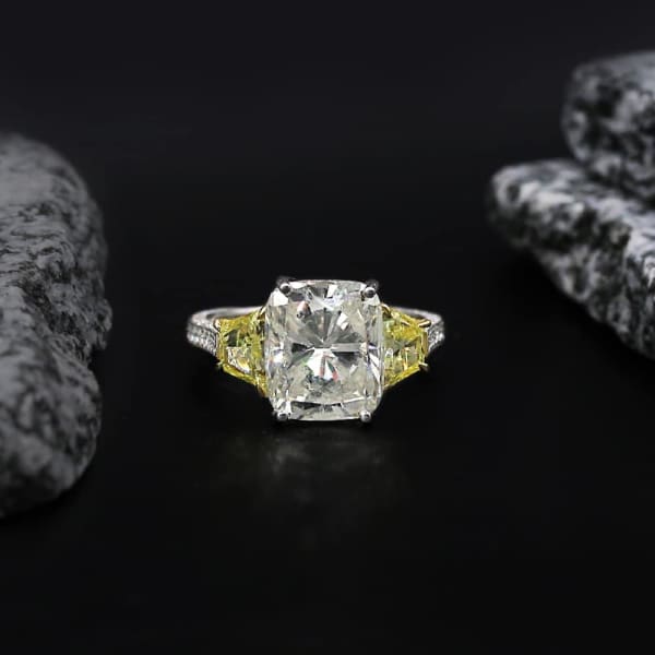Engagement Ring with 7.52 ct of Total Diamond Weight RN-142500,  Full face