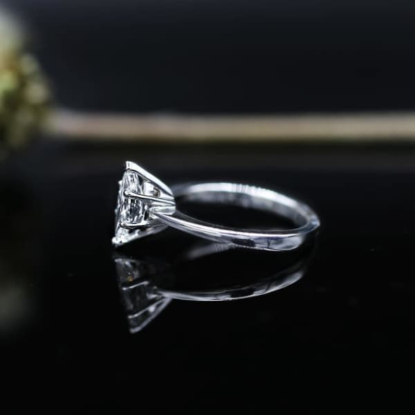 Exquisite 1.03ct Marquise Diamond Engagement ring crafted in 14k White Gold ENG-16000, side