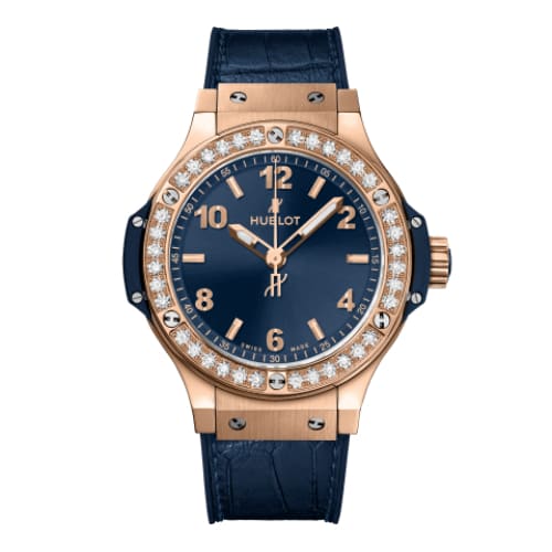 Hublot, Big Bang Gold Blue Diamonds Watch, Ref. # 361.PX.7180.LR.1204