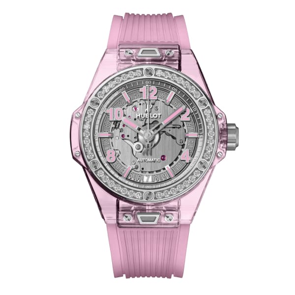Hublot, Big Bang One Click Pink Sapphire Diamonds Watch, Ref. # 465.JP.4802.RT.1204