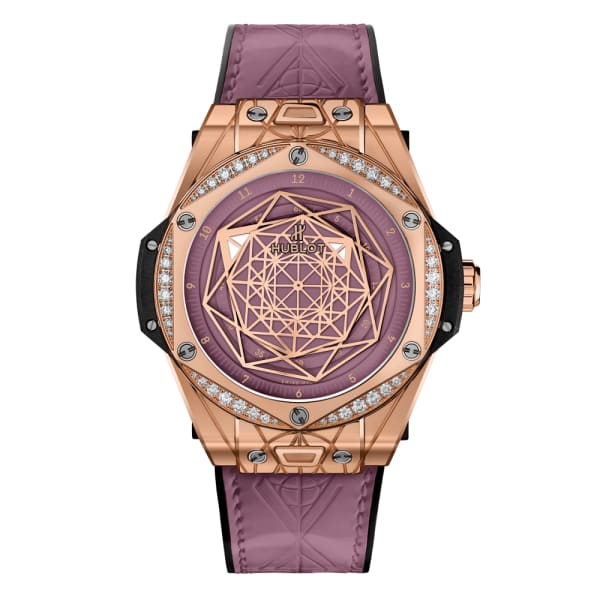Hublot, Big Bang One Click Sang Bleu King Gold Pink Diamonds Watch, Ref. # 465.OS.89P8.VR.1204.MXM20