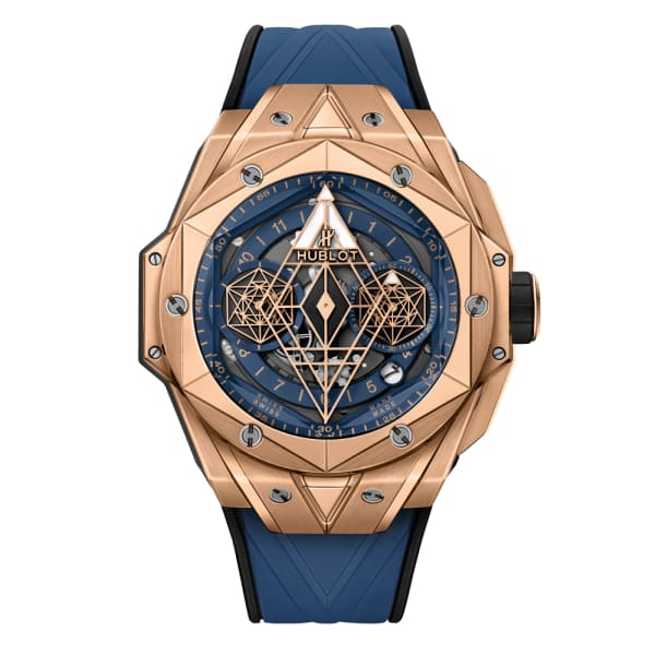 Hublot, Big Bang Sang Bleu II King Gold Blue Watch, Ref. # 418.OX.5108.RX.MXM20