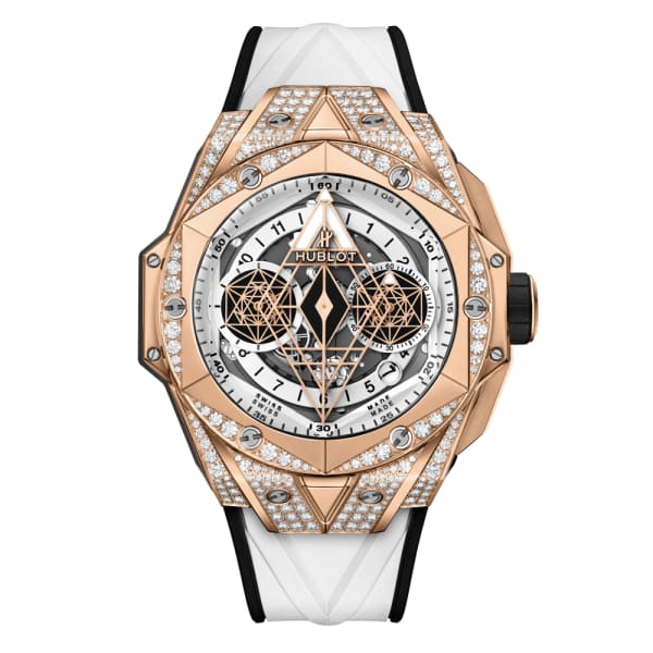 Hublot Tourbillon Skeleton King Gold 18 Carat King Gold Men's