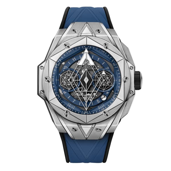 Hublot sang bleu king gold best sale