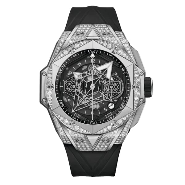 Hublot, Big Bang Sang Bleu Ii Titanium Pavé Watch, Ref. # 418.NX.1107.RX.1604.MXM20