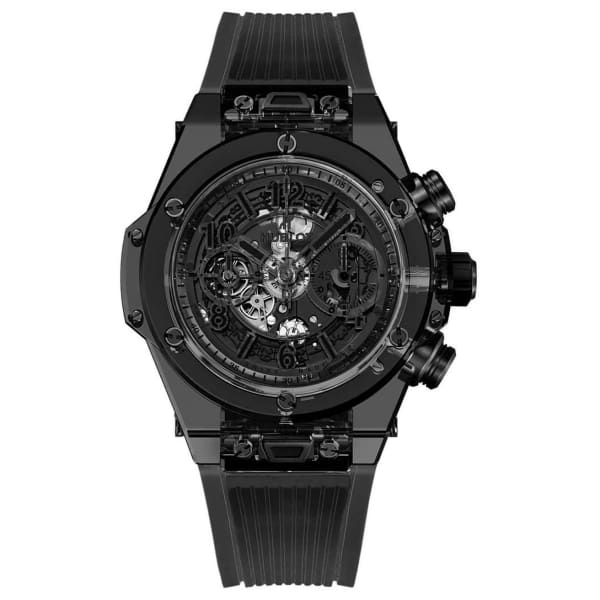 Hublot, Big Bang UNICO 45mm All Black Sapphire Watch, Ref. # 411.jb.4901.rt