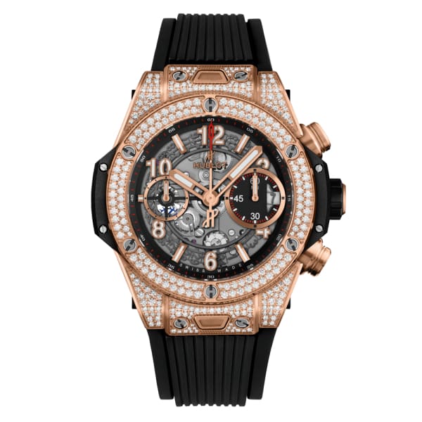 Hublot, Big Bang Unico King Gold Pavé Watch, Ref. # 441.OX.1180.RX.1704