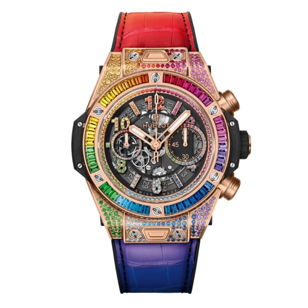 Hublot, Big Bang Unico Rainbow Rose Gold Watch, Ref. # 411.OX.9910.LR.0999