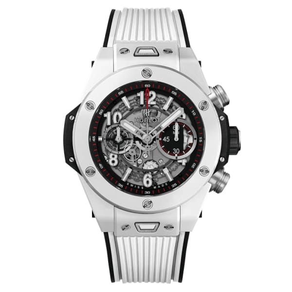Hublot, Big Bang Unico White Ceramic Watch, Ref. # 411.HX.1170.RX