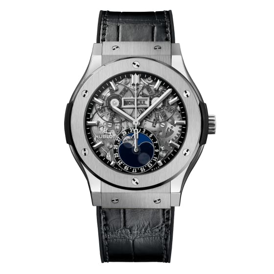 Hublot, Classic Fusion Aerofusion Moonphase Titanium Watch, Ref. # 517.NX.0170.LR