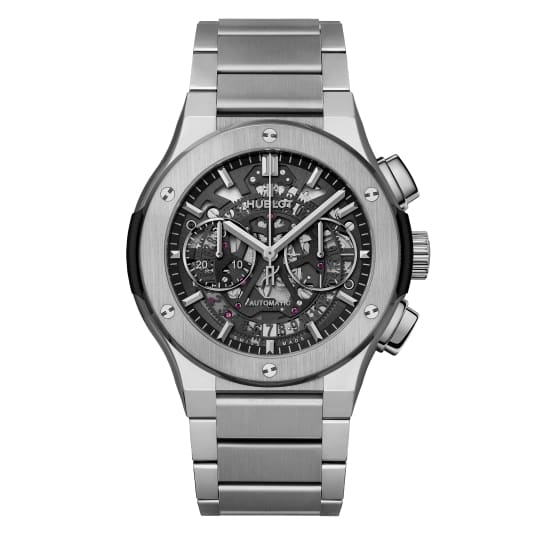 Hublot, Classic Fusion Aerofusion Titanium Bracelet Watch, Ref. # 528.NX.0170.NX