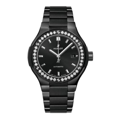 Hublot, Classic Fusion Black Magic Bracelet Diamonds Watch, Ref. # 585.CM.1470.CM.1204