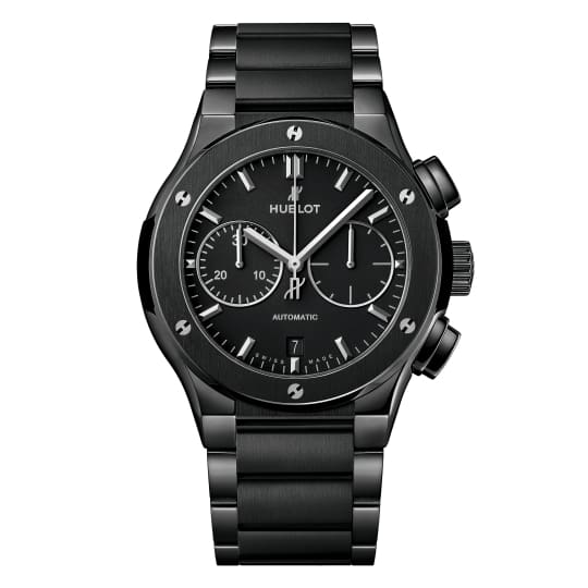 Hublot, Classic Fusion Chronograph Black Magic Bracelet Watch, Ref. # 520.CM.1170.CM