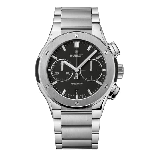 Hublot, Classic Fusion Chronograph Titanium Bracelet Watch, Ref. # 520.NX.1170.NX