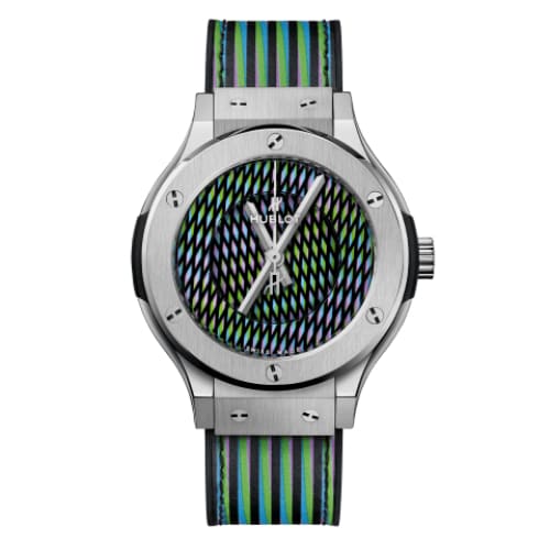 Hublot, Classic Fusion Cruz Diez Titanium Watch, Ref. # 565.NX.8900.VR.CZD19