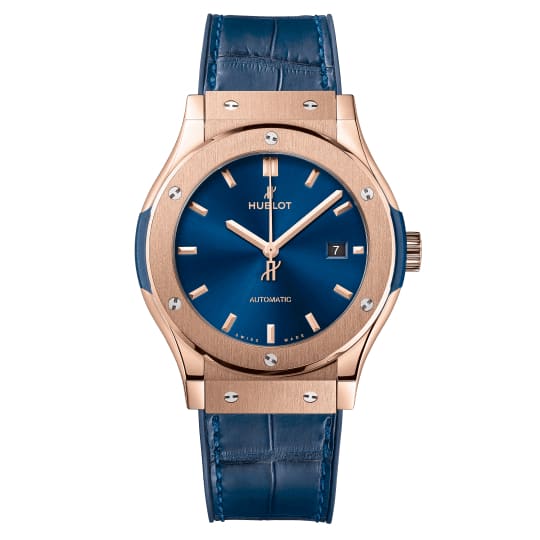 Hublot, Classic Fusion King Gold Blue Watch, Ref. # 542.OX.7180.LR