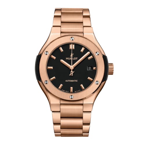 Hublot, Classic Fusion King Gold Bracelet Watch, Ref. # 585.OX.1180.OX
