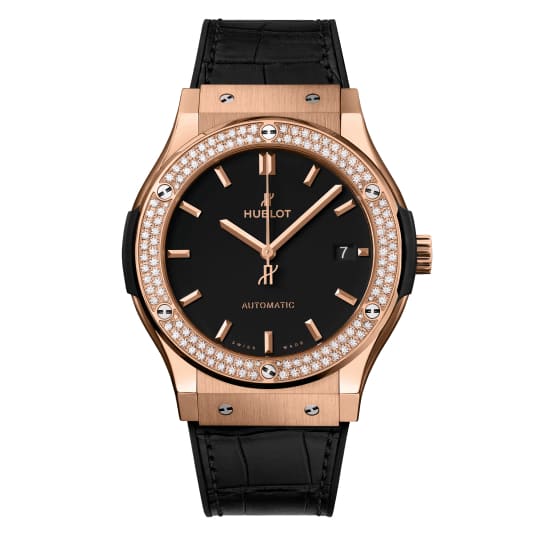 Hublot, Classic Fusion King Gold Diamonds Watch, Ref. # 511.OX.1181.LR.1104